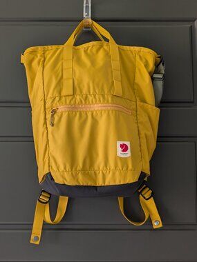 Fjällräven High Coast Totepack in Mellow Yellow Preowned Excellent Condition